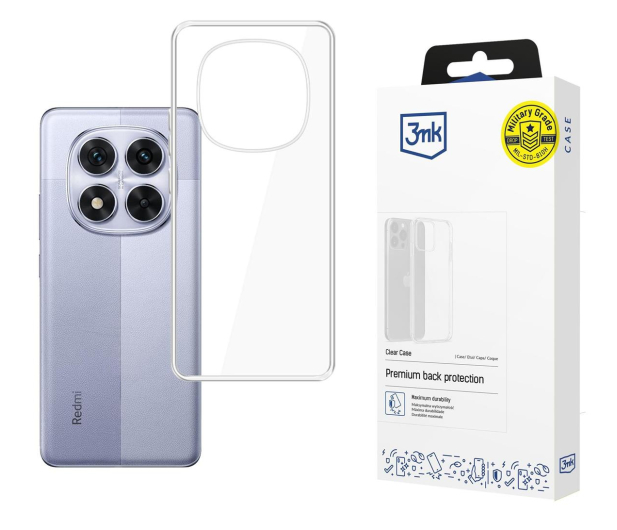 3mk Clear Case do Redmi Note 14 Pro 5G / POCO X7 5G - 1312440 - zdjęcie